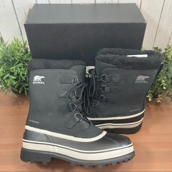 Sorel Men's Caribou Waterproof Snow Rain Winter Boots 11 - Picture 1 of 9